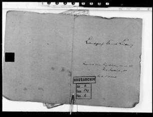 Fragment von zwei Reisetagebüchern des Landgrafen Ernst Ludwig (Schmal-Quart- und Oktav-Format)