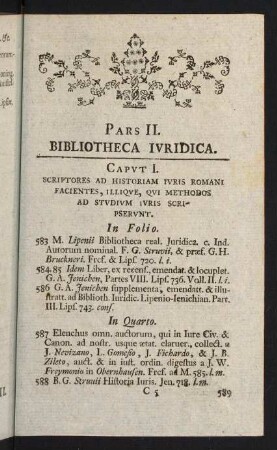 41-256, Pars II. Bibliotheca Iuridica