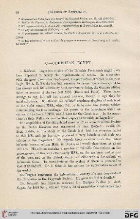 Progress of Egyptology : christian Egypt