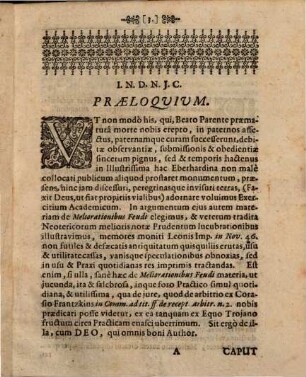 Disputatio Iuridica Feudalis, De Meliorationibus Feudi : = Von Besserung des Lehens