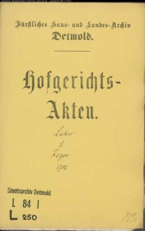 Lühr in der Bremke gegen Feger in Hardissen - Brautschatz