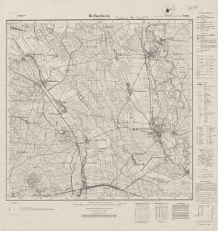 4655 (alte Nr.: 2693) Rothenburg (In der Oberlausitz), Meßtischblatt (4cm - Karte)
