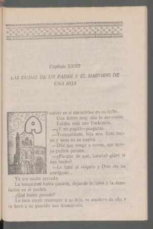 Capítulo XXXII - Las dudas de un padre y el martirio de una hija