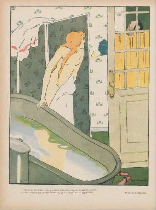 - Dites donc, Jean, vous pourriez peut-être frapper avant entrer? - Oh! depuis que je sers Madame, je n'ai plus rien à apprendre!