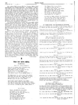 Aus der alten Edda : (Spruchdichtung) ; [Beilage zur "Arbeiter-Jugend"]
