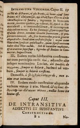 17-27, Caput III. - IV.