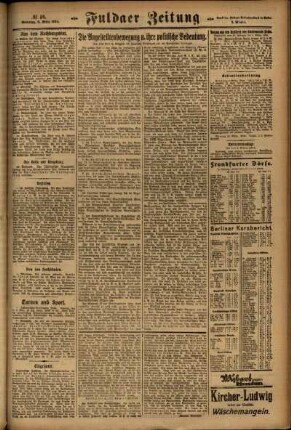 Zweite Ausgabe vom Sonntag, den 09. März 1924.