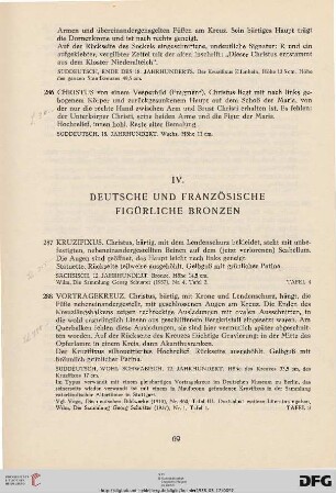 IV Deutsche und französische figürliche Bronzen (Nr. 287-323)