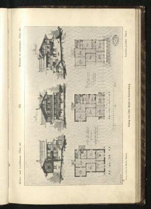 Tafel 24: Projekt zu einem Châlet in Interlaken