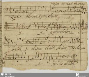 [Praetorius, Michael:] Missa