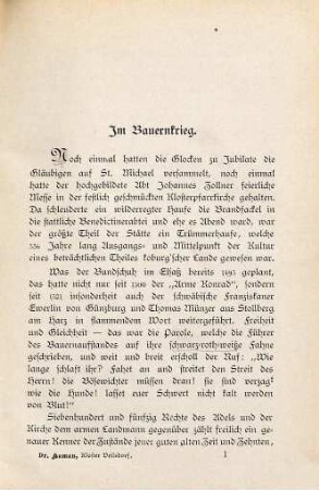 Chronik von Kloster Veilsdorf : eine Quellenstudie