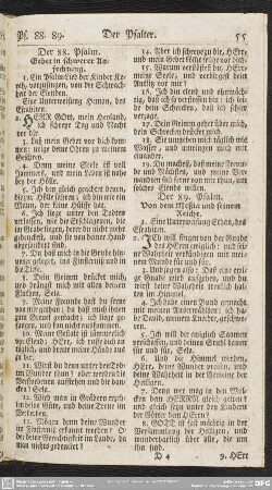 Der 88. Psalm. Gebet in schwerer Anfechtung