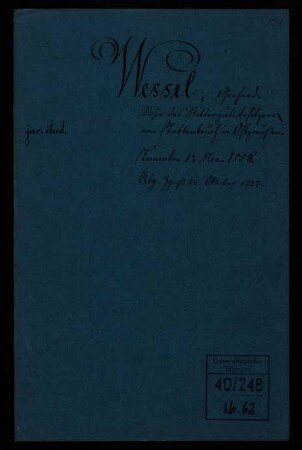 Gerhard Wessel (geb. 1865)