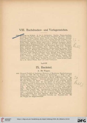 IX. Buchtitel (Nr. 2026-2038)