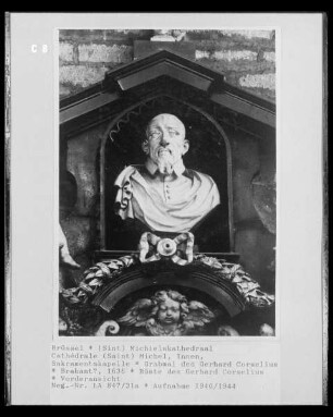 Grabmal des Gerhard Corselius — Büste des Gerhard Corselius