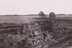 Teufelsmoor, nördlich von Bremen. Torfstiche, Großabbau
