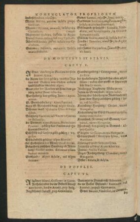 De Montibus Et Sylvis. Caput V.