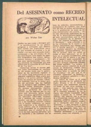 Del asesinato como recreo intelectual - [Continuación]