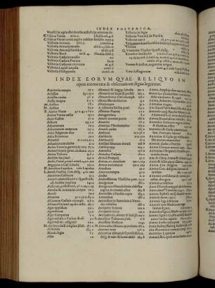 Index eorum quae reliquo opere memoratu & observatione digna leguntur.