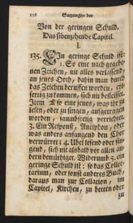 Von der geringen Schuld. Das sibenzehende Capitel.