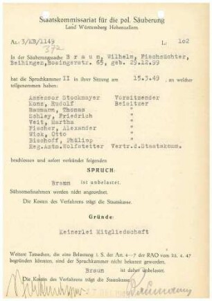 Braun, Wilhelm