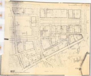 Grünflächen an der Möbelfachschule, Köln: Lageplan Vermessungskarte 1:1000