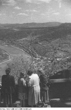 Königstein, Festung Königstein, Enthüllung einer Gedenktafel für August Bebel, Landschaften, Juni 1955