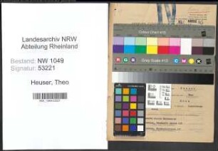 Entnazifizierung Theo Heuser , geb. 30.01.1907 (Architekt)