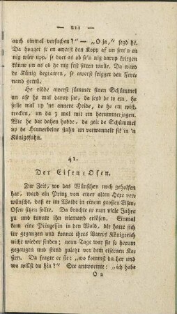 41. Der Eisen-Ofen.