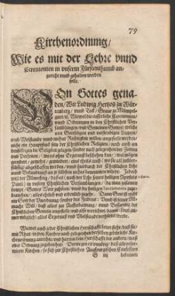Kirchenordnung