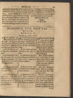 Dominica XVII. Post Trinitatis.