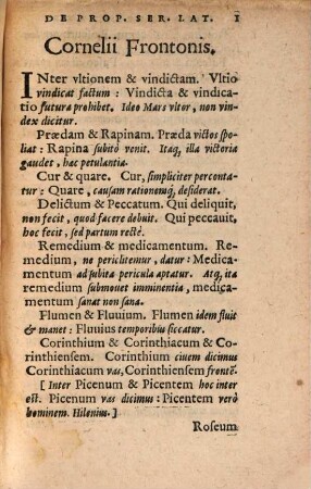 Grammaticorum veterum libelli De proprietate et differentiis sermonis latini