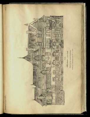 Entwurf zu einem Schlosse. Architekten: Bauqué und Pio.