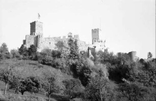 Rötteln: Burgruine von Westen (Gesamtlänge)