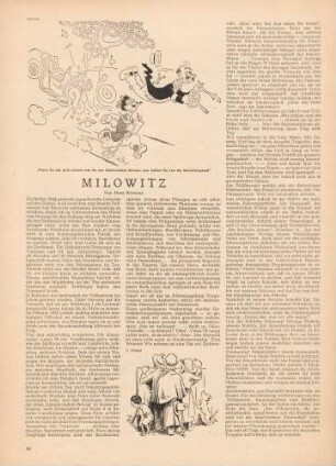 "Sagen Sie mir doch schnell"; "Milowitz"