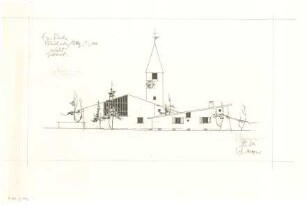 Gsaenger, Gustav; Blaichach / Allgäu (Bayern); Ev. Kirche - Ansicht