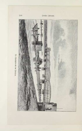 Die Weichselbrücke bei Dirschau