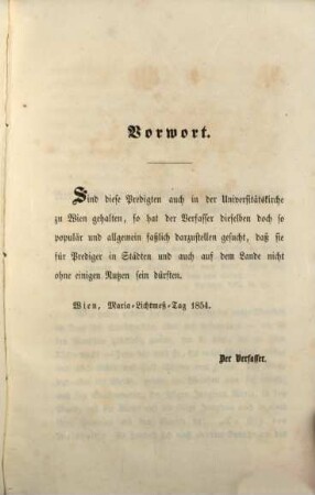Homilienbuch für die Sonn- und Feiertage des Kirchenjahres, 3. Die katholischen Festtage : Feiertagspredigten