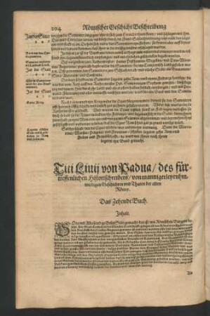 Das Zehende Buch.