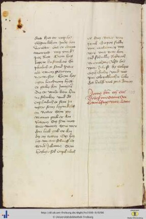 [131vb] Datierung des Textes.