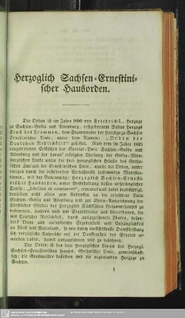Herzoglich Sachsen-Ernestinischer Hausorden