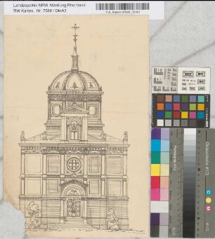 [Ansicht einer unbekannten Kirche].