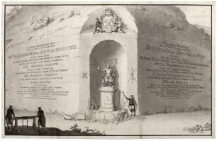 Titelblatt zum Saturnfest 1719 im Plauenschen Grund