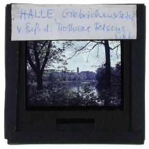 Halle (Saale), Burg Giebichenstein,Halle (Saale), Trothaer Felsen