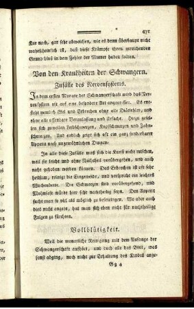 Von den Krankheiten der Schwangern