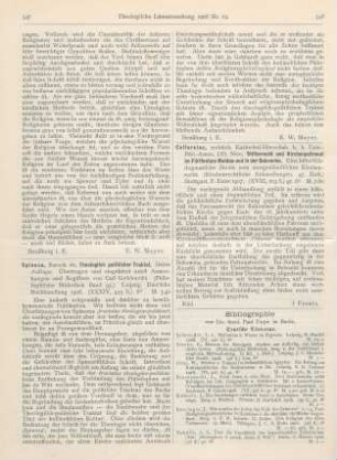 547-548 [Rezension] Spinoza, Baruch de, Theologisch politischer Traktat. 3. Aufl