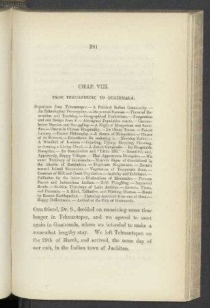 Chap. VIII. From Tehuantepec to Guatemala