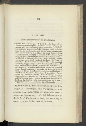 Chap. VIII. From Tehuantepec to Guatemala