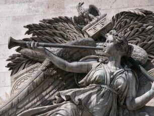 Paris, Detail, Figur am Arc de Triomphe