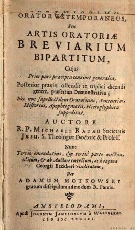 Orator extemporaneus